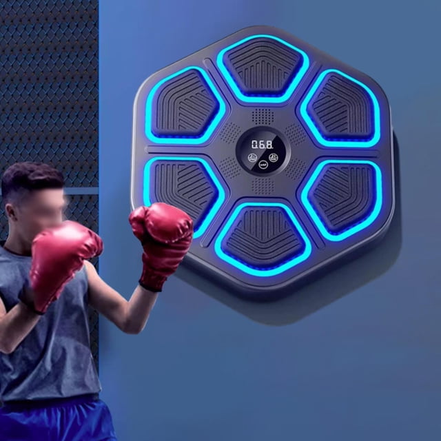 Máquina de Entrenamiento de Boxeo, Máquina de Boxeo Musical, Almohadilla de Boxeo, Máquina Electrónica de Entrenamiento de Boxeo para Juegos Estilo B