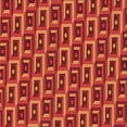 thumbnail image 1 of Ahgly Company Machine Washable Indoor Square Transitional Orange Red Orange Area Rugs, 6' Square, 1 of 7