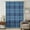 Blue, Indigo, Black, variant on Buffalo Plaid Sheer Curtains 45 Inches Long for Bedroom, Deep Maroon Farmhouse Gingham Striped Light Filtering Privacy Drapes, Breathable Semi Sheer Short Window Treatment for Kitchen Cafe Bathroom