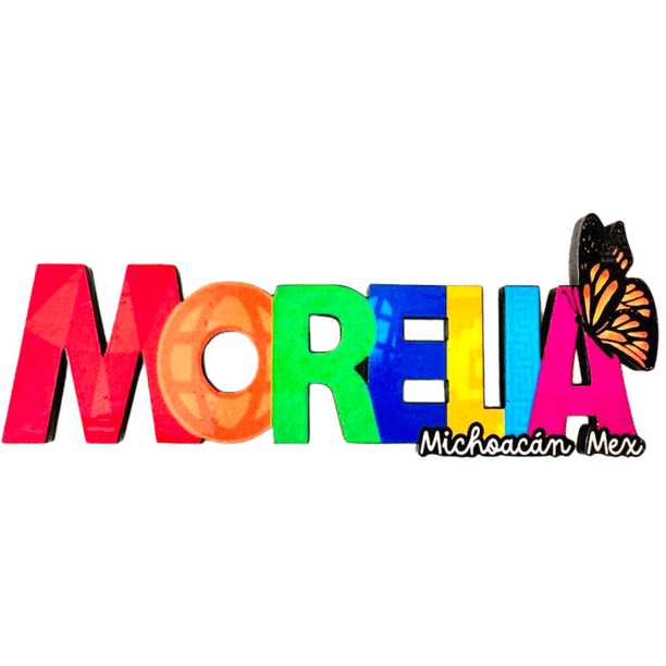 Morelia Mexico Imanes Para Refrigerador Souvenirs Recuerdo Turistico Pueblitos Magicos Playas MDF 3 mm Mexicanitas Iman para Refrigerador