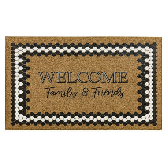 Mohawk Home Family Farmhouse Outdoor Polyester Door Mat, Multi, 1' 6" X 2' 6"