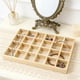 thumbnail image 1 of Bandeja de madera para clasificar con 36 compartimentos | Organizador para manualidades, joyería y artículos de oficina | Bandeja de madera natural para proyectos en el hogar, la cocina y la escuela, 1 of 6