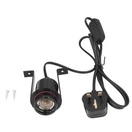 

Reptile Light Bulb Socket UK Plug 250V Reptile Heat Lamp Holder For E27 Bulb