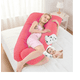 thumbnail image 2 of Almohada Para Embarazo Y Lactancia Jumbo Coral Claro Geométrico Xtellar Rosa Coral, 2 of 3