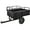 Black(900 lbs), variant on Heavy Duty 1500 lb Steel Dump Trailer for ATV & Tractor, with Removable Sides & Foot Pedal Dump