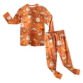 thumbnail image 6 of Futezty Unisex Toddler Halloween Pajamas Boy Cute Soft Cotton Sleepwear Pjs Sets Kids 2 Piece Long Sleeve Jammies for Girls 2T-9T, 6 of 7