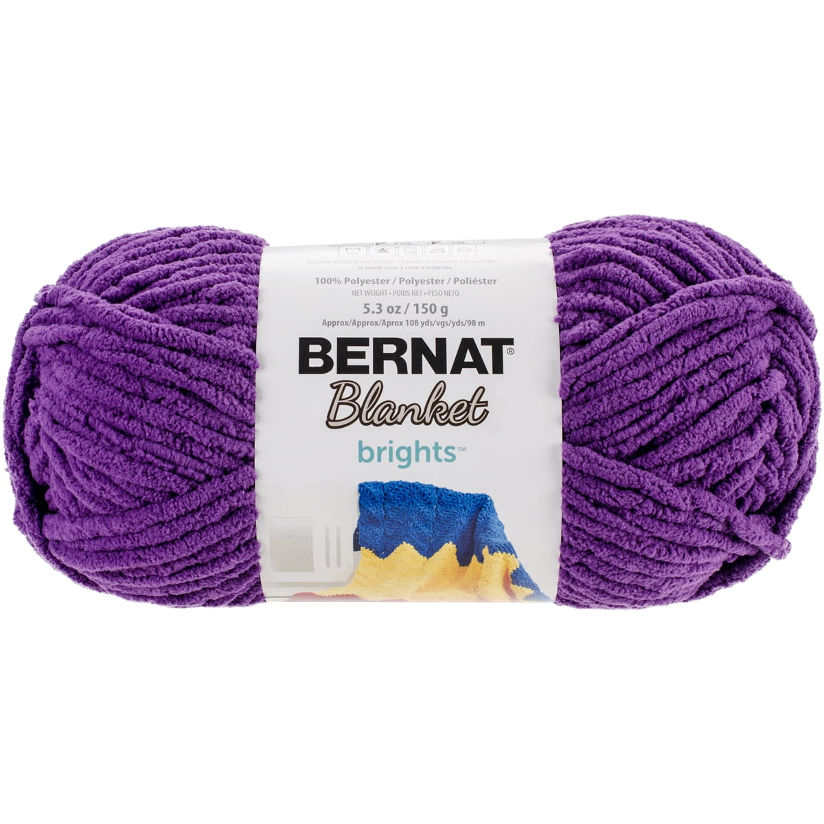 Bernat Blanket Brights YarnPow Purple Walmart Canada
