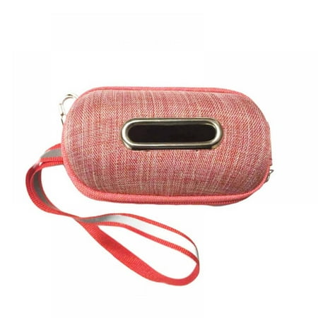 Portable Pet Dog Poop Bag Dispenser With Rope Cleaning Waste Garbage Box Puppy PickUp Bags Holder Pouch Outdoor Supplies
