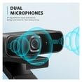 thumbnail image 3 of Caméra Web Intelligente Full HD, Mise au Point Automatique avec Encadrement, Caméra Web 1080p Mini avec Microphones à Réduction de Bruit pour Conférences, Diffusion en Direct, Enregistrement, 3 of 6