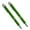 Green, variant on JANGSLNG 2Pcs Ballpoint Pen Black Ink Retractable Plastic Medium Point Advertising Pen for Students