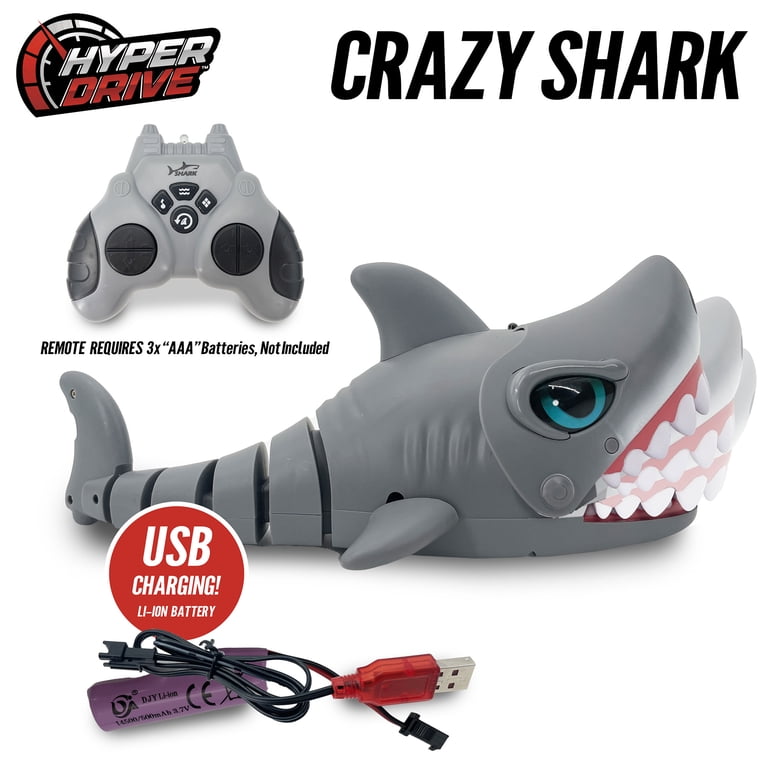 Hyper Drive: Crazy Shark - Gray - 14