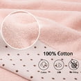 thumbnail image 4 of PiccoCasa 2 Pack Bath Towel Set 27"x54", Cotton Soft 600 GSM Absorbent Misty Rose, 4 of 7