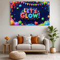 thumbnail image 3 of Colorful Theme Let's Glow Neon Banner Decorative Lights Festive Fun for Party Celebration Indoor Decoration Event Backdrop, 3 of 9