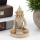 thumbnail image 5 of Estatua de Buda Jadeshay sentado meditando adorno de mesa figura de Buda, 5 of 9