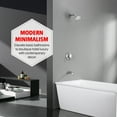 thumbnail image 4 of sumerain Bathtub Shower Faucet Set With Valve, Brushed Nickel Tub Shower Faucet Set Complete Included Shower Valve Tub Shower Trim Kit, 4 of 16