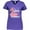 Purple, variant on Inktastic Glam Pink Flamingo with Pearls Women's V-Neck T-Shirt