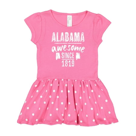 

Inktastic Alabama Awesome Since 1819 Gift Baby Girl Dress