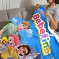 thumbnail image 3 of Hora de Juego de Bebefinn anti-pilling, suave, ligera, esponjosa y acogedora de lujo para hogar y cocina – Perfecta para niños y adultos,120X150cm, 3 of 6
