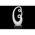 thumbnail image 1 of Collection Tendances Urbaines 14867 Céramique Abstrait Sculpture Décor sur Base - Blanc, 1 of 1