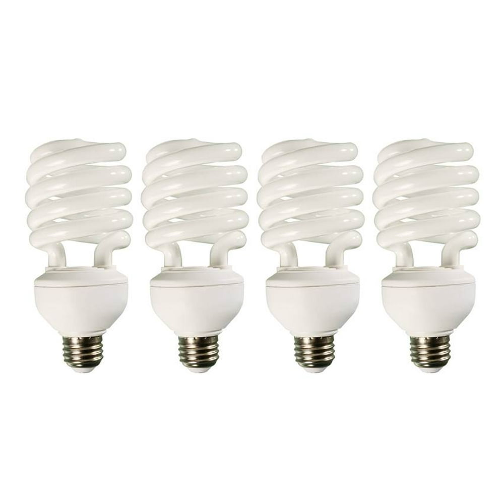 (4) HYDROFARM FLC32D 32W Dayspot CFL Spiral Compact Fluorescent Grow