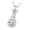 Silver, variant on lanema Memory Cremation Urn Jewelry Teardrop Pet Cremation Jewelry Ashes Mini Caskets