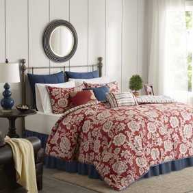 Madison Park Samara 7 Piece Comforter Set Pink Cal King