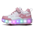 thumbnail image 4 of Kids Roller Skates Light up Shoes with Wheels Shoes LED USB Charging Roller Sneakers for Girls Boys Birthday Christmas Gift, 4 of 19