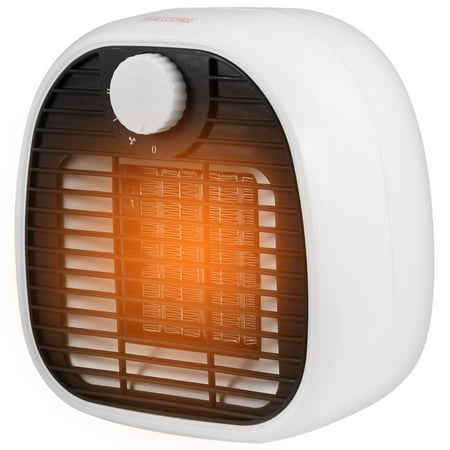 

EU Plug 650W/1000W Portable Mini Heater with 3 Gear Temperature Adjustment Indoor Small Heater Quick-heat Desktop Electric Heater for Home Office