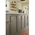thumbnail image 3 of Amerock Ville 6-5/16 inch (160mm) Center-to-Center Champagne Bronze Cabinet Pull, 10 Pack, 3 of 4