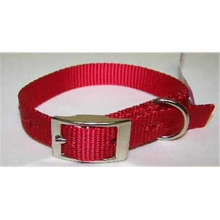Omni Pet 445-10332 Omni Pet No.103N RD12 Nylon Collar .62 X 12in Red