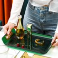 thumbnail image 6 of Multipurpose Vanity Tray Display Serving Tray Makeup Organizer With Handle Decorative Tray For Living Room Bathroom Desktop Bedroom Decor Green, 6 of 8