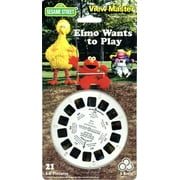 Sesame Street - ELMO WANTS TO PLAY - Classic ViewMaster - 3 reel with 21 3D images
