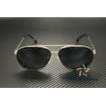 thumbnail image 2 of Burberry BE 3125 Metal Unisex Aviator Polarized Sunglasses Gold/Black 59mm Adult, 2 of 5