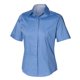 thumbnail image 1 of Henbury- Camisa de trabajo entallada Oxford de manga corta para mujer (Azul corporativo), 1 of 1