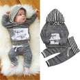 thumbnail image 6 of Newborn Infant Baby Boys Dinosaur Clothes Hoodies Sweatshirt Tops Long Pants Outfit Fall Kids Set, 6 of 7