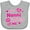 AC-Heather Grey, variant on Inktastic Valentine's Day My Nonni Loves Me Hearts and Lips Boys or Girls Baby Bib