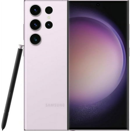 Restored Samsung Galaxy S23 Ultra 512GB Fully Unlocked Lavender (LCD DOT) (Refurbished)
