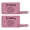 Pink, variant on Gifts for Granny Like Wise Old Owl Less Feathers Beak and Stuff 2-pack Laser Engraved Leatherette Luggage Tags Black