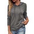 thumbnail image 1 of Sudadera con capucha de Manga larga para Mujer Gibobby Gris XL, 1 of 5