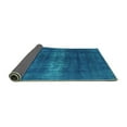 thumbnail image 2 of Ahgly Company Indoor Rectangle Oriental Turquoise Blue Industrial Area Rugs, 2' x 5', 2 of 4