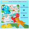 thumbnail image 2 of Puzle de madera con forma de dinosaurio HT HONOR TRUST Jumbo Base 2-3 años, 2 of 6