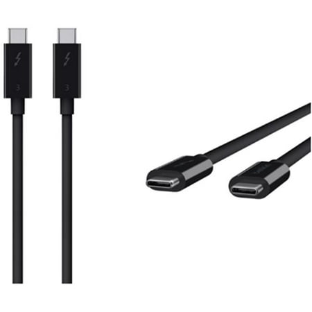 UPC 745883776566 product image for Belkin 2.6  USB Thunderbolt 3 Cable Black (F2CD084BT0.8MBK) | upcitemdb.com