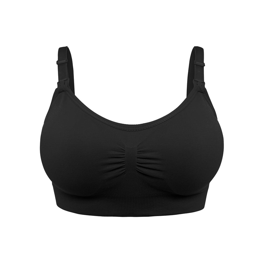 SAYFUT Womens Maternity Nursing Bra for Breastfeeding Comfort Seamless Padded Bras Underwear