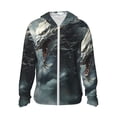 thumbnail image 1 of Fotbe Cloud White Dragon Chaqueta con Protección Solar UPF 50+ para Hombre y Mujer, Camisa con Capucha y Bolsillos-XX-Large, 1 of 7