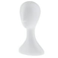 thumbnail image 1 of 1PC 16" Mannequin Head Model Manikin Hat Scarf Display Stand Holder White, 1 of 8