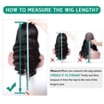 thumbnail image 7 of Fake Scalp Wigs with Bangs, Body Wave Brazilian Human Hair Wigs with Bangs 8-24 Inch Natural Top Scalp Human Fringe Wigs for Women, 7 of 7