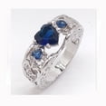 thumbnail image 3 of Bague de Fiançailles en Forme de Cœur à la Mode pour Femmes et Filles, 3 of 6