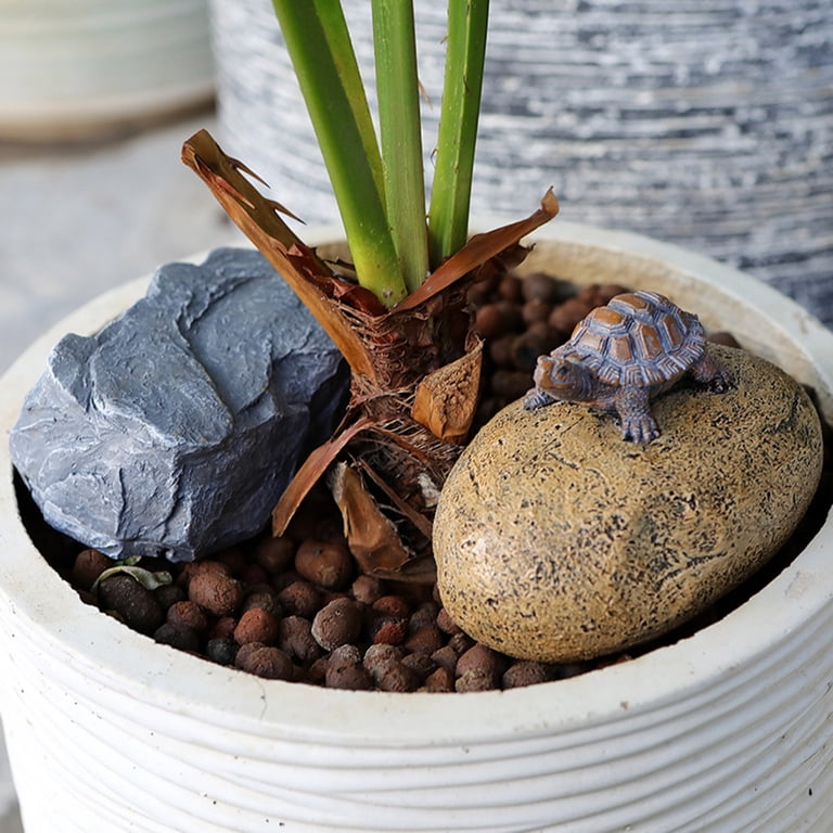 Baluue Artificial Stone Key Holder Box – Faux Rock Hide-a-Key For Outdoor Garden, Yard, Or Porch (Holds Keys, Cash, Small Items)