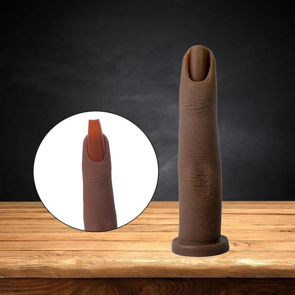 Silicona de Práctica de Uñas Salvador Dedo de práctica de manicura