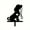 Black, variant on 6.96×9.84 Inches Crafts Small Dog Garden Stake Iron Art Silhouette Metal Yard Improvement Courtyard Art Garden Outdoor Decoration Pet Artwort of Garden